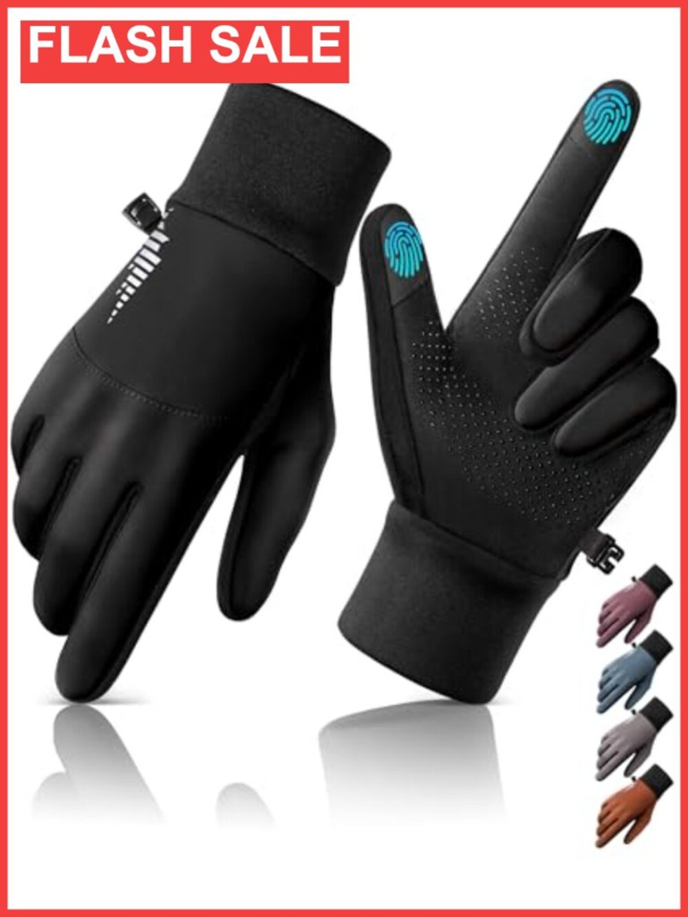 Water-Resistant Windproof Touchscreen Winter Gloves Thermal Warm